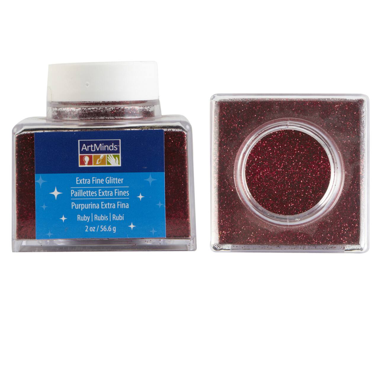 12 Pack: 2oz. Extra Fine Glitter Stacker by ArtMinds™